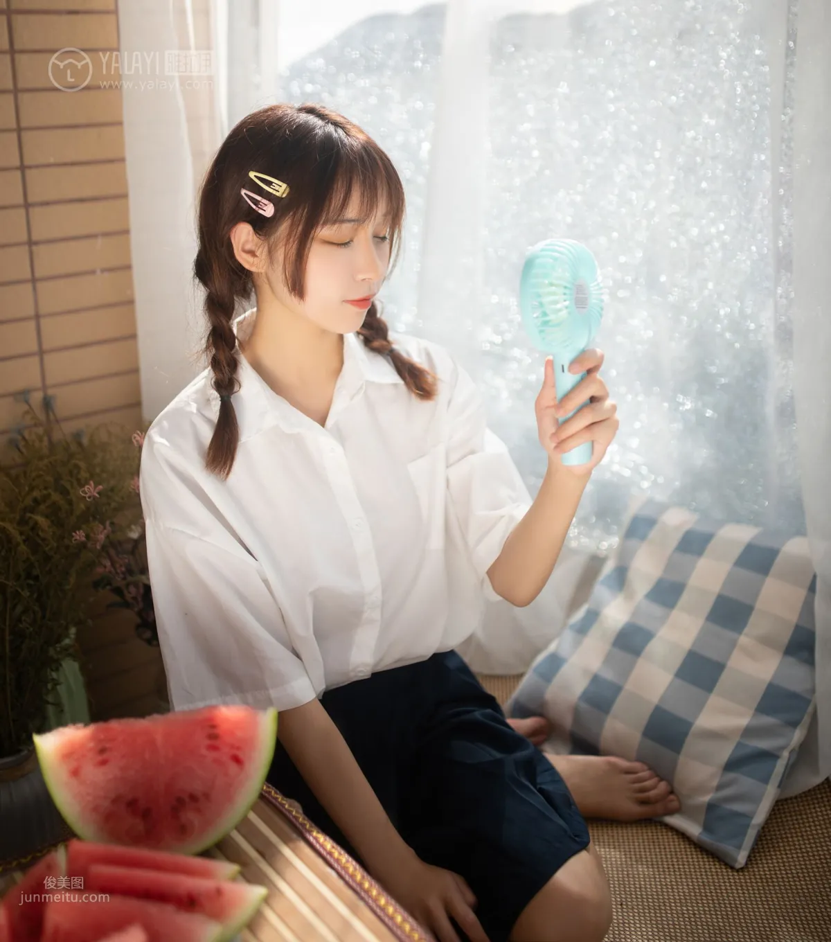[YALAYI雅拉伊] 2019.08.02 No.357 与她的夏日恋爱 暄暄_1