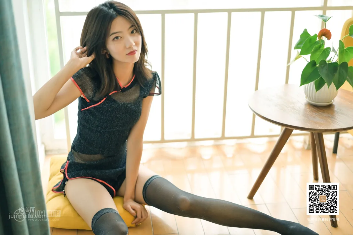 [YALAYI雅拉伊] 2019.08.27 No.382 音樂系的旗袍女孩 紋紋 19