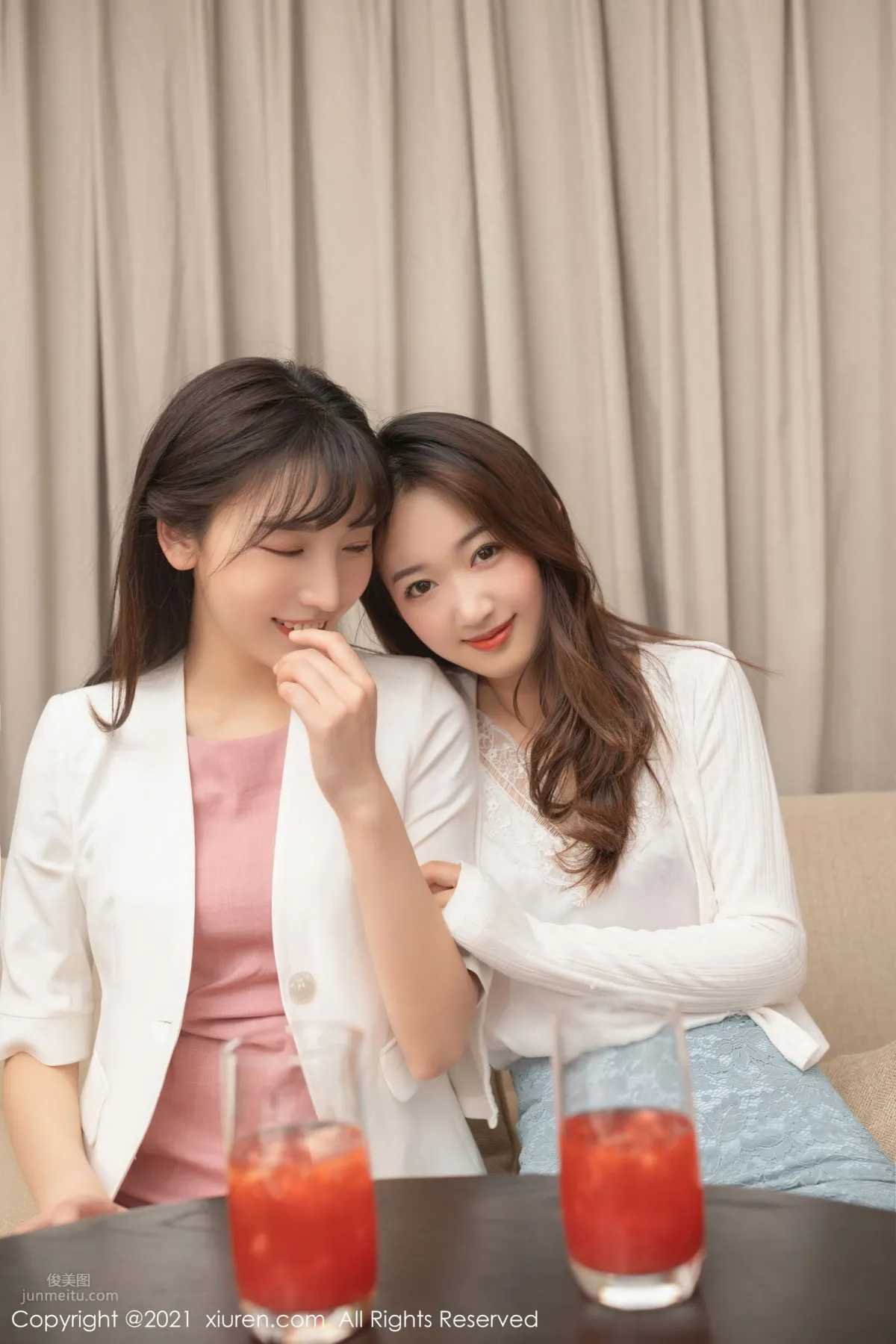 [XiuRen] 2021.02.20 No.3115 唐安琪&amp;陸萱萱 5