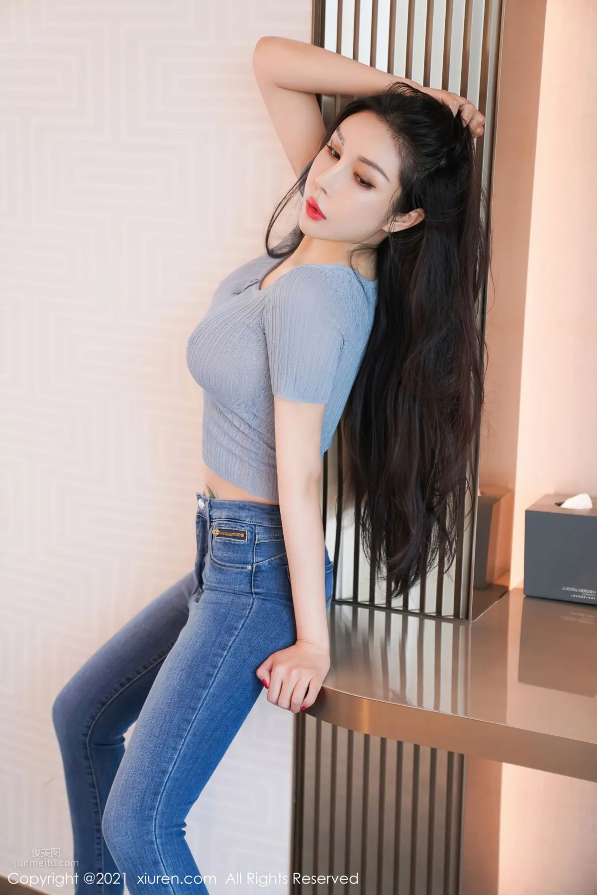 惹火美人田冰冰 輕透服飾與牛仔褲 19