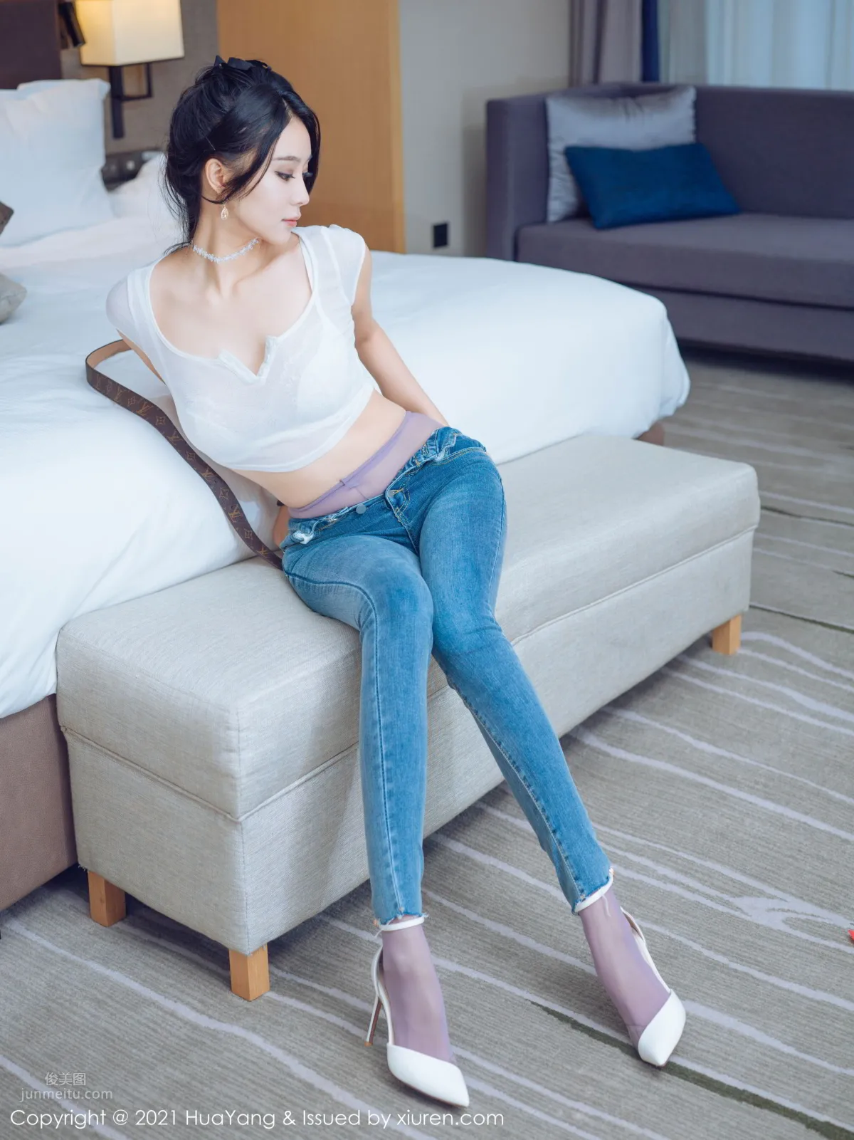 [HuaYang] 2021.05.20 VOL.405 蓝夏Akasha_3