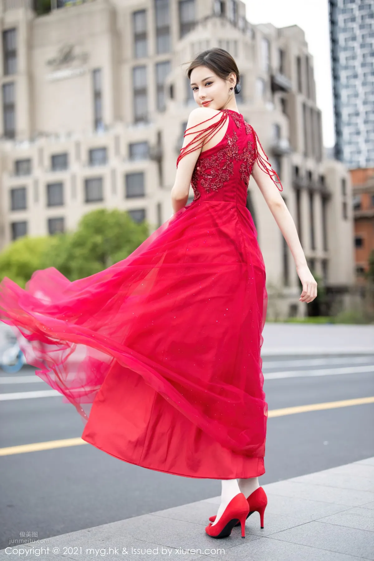 紅裙女神小夕juju 讓人心神俱醉 7