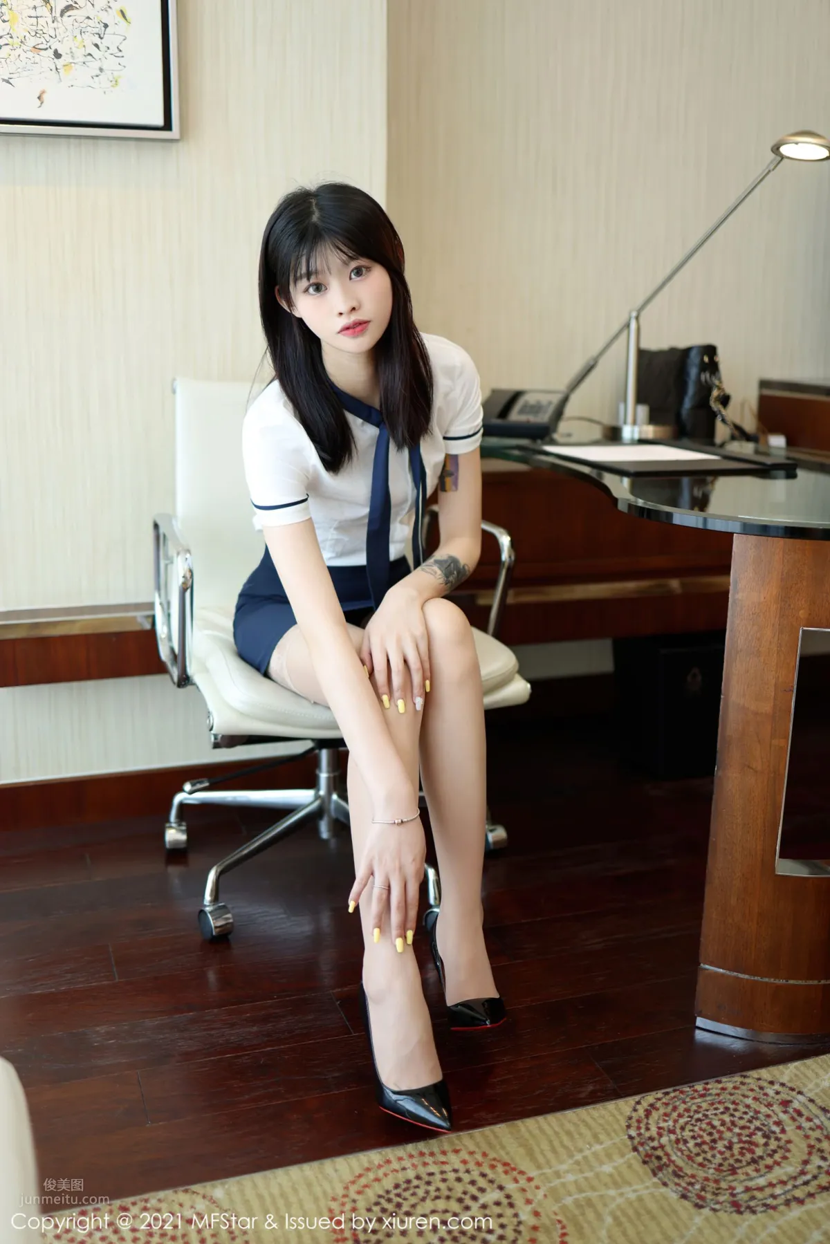 新人模特77qiqi 校園風格學生裝 4