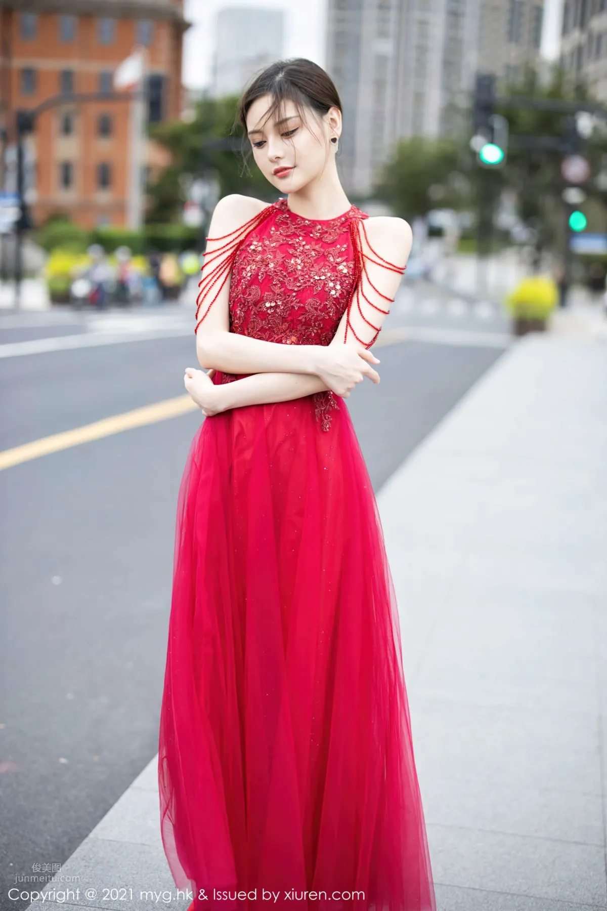 紅裙女神小夕juju 讓人心神俱醉 8