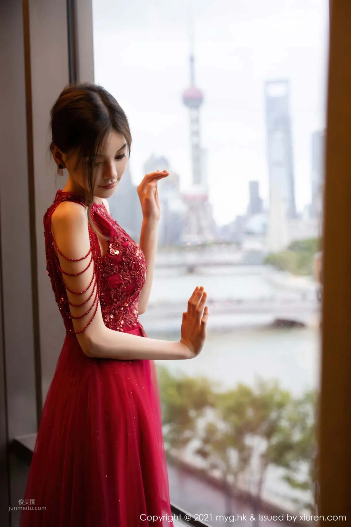 紅裙女神小夕juju 讓人心神俱醉 17