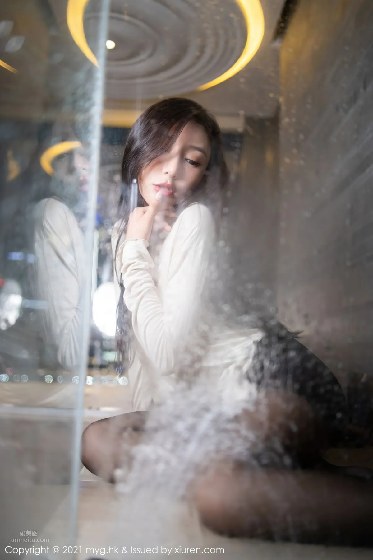 濕身女神王馨瑤 浴室花瓣浴系列 35