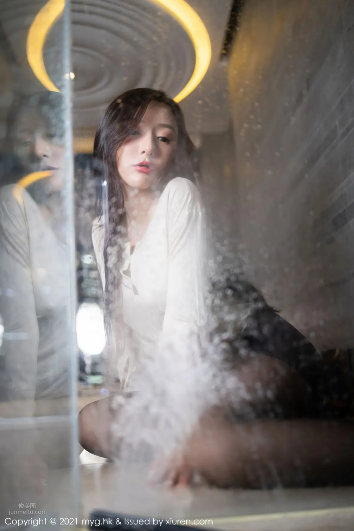 濕身女神王馨瑤 浴室花瓣浴系列 34