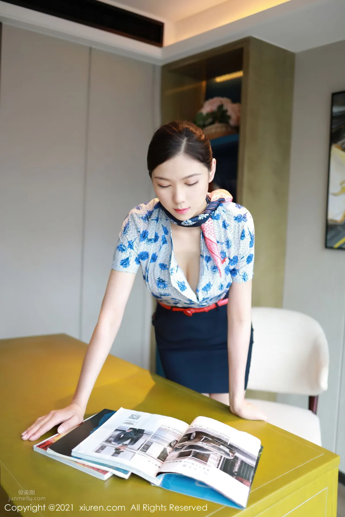 超高美人李雅柔 心馳神往的空姐 5