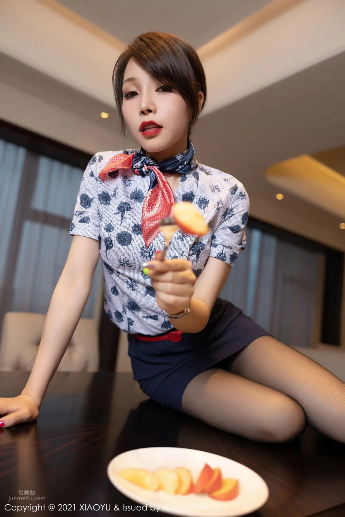 空乘女神芝芝Booty 無數男士心馳神往 35