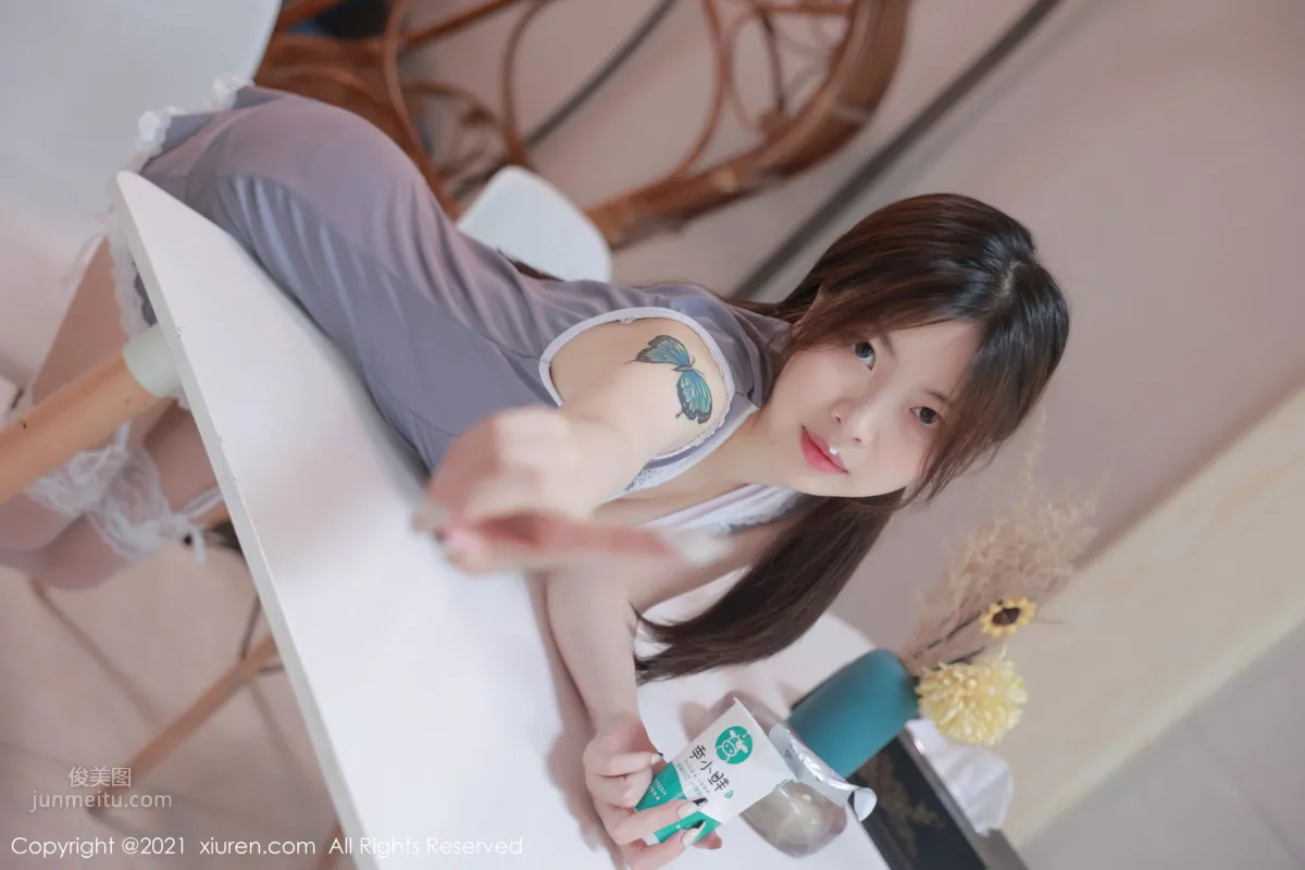 清新美女明日花桃桃 溫柔可人的小女仆 11