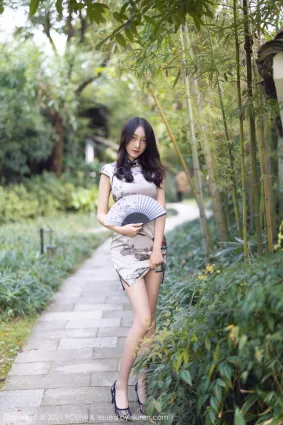 麗質美人玥兒玥 古典浪漫的的旗袍