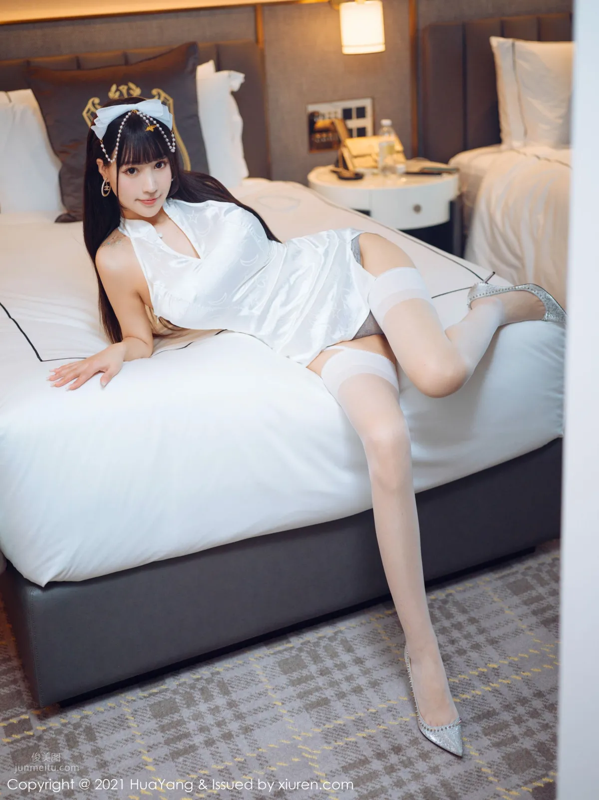 朱可兒的白色旗袍 farel參與私人訂制 29