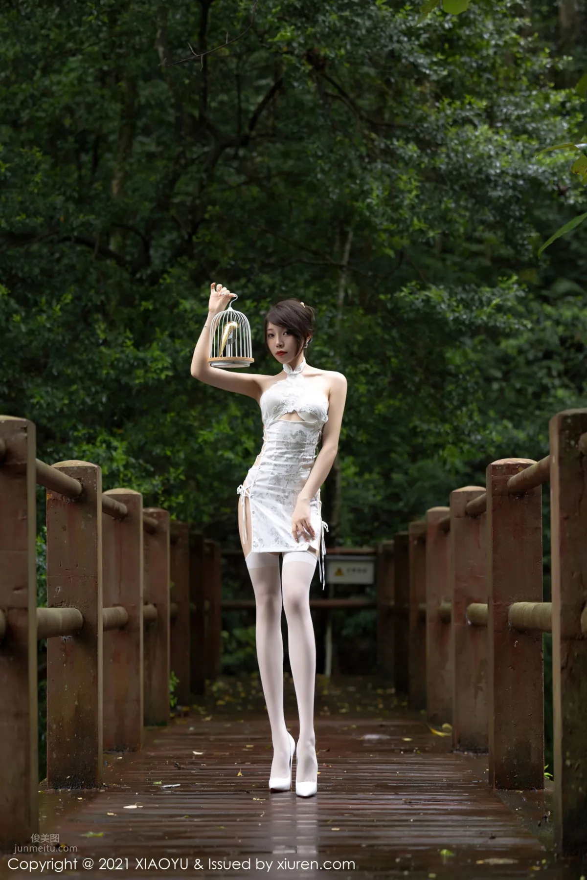 芝芝Booty山水林間 古典典雅浪漫旗袍 32