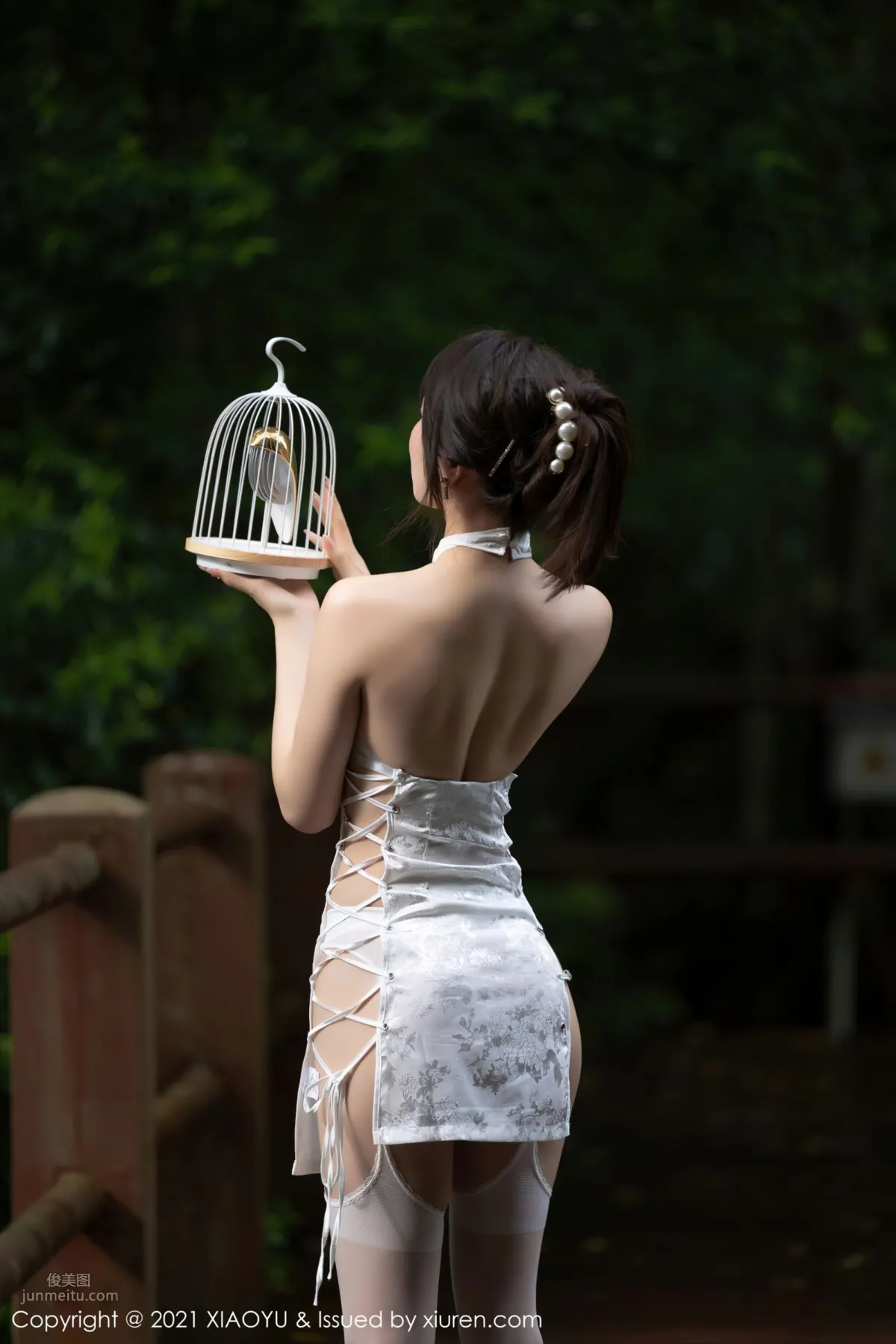 芝芝Booty山水林間 古典典雅浪漫旗袍 36