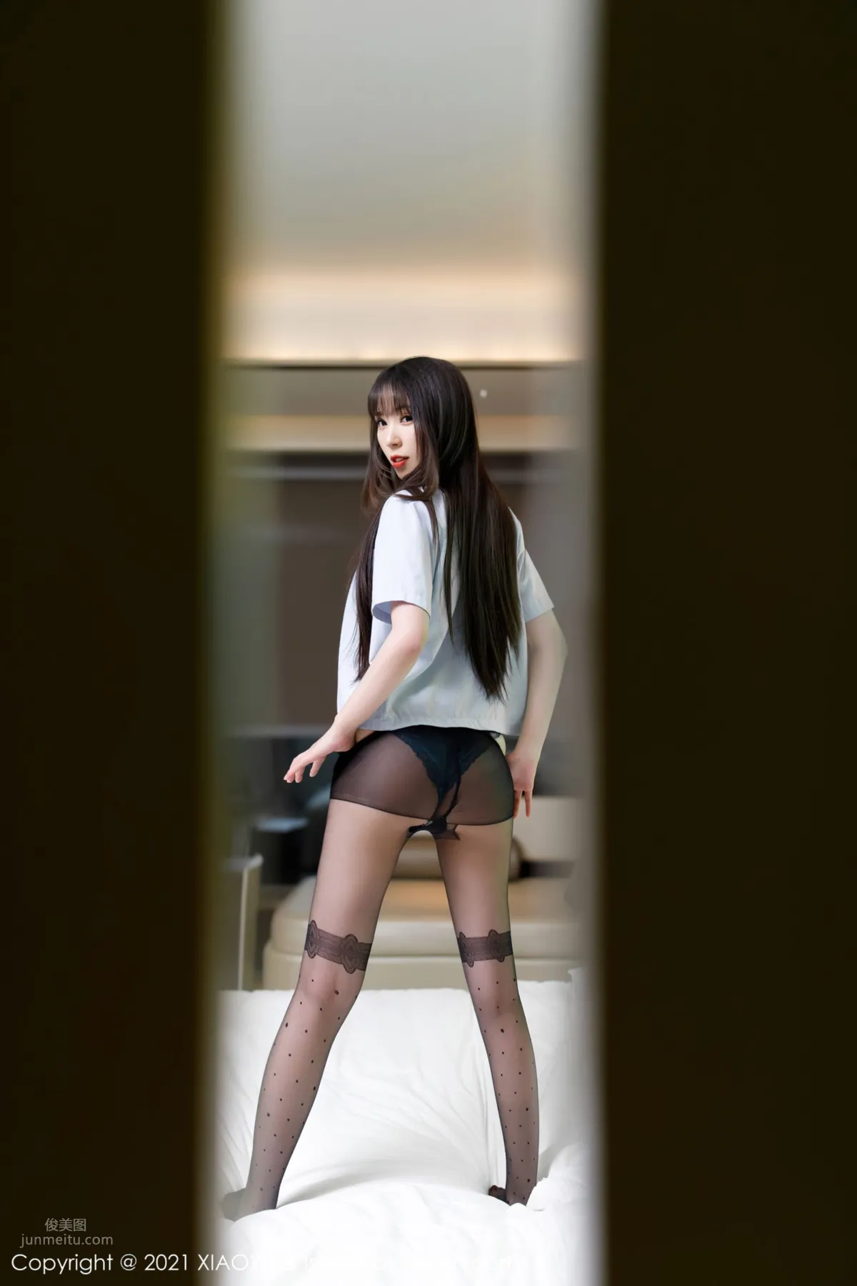 JK女孩小波多 經典的黑絲系列 26