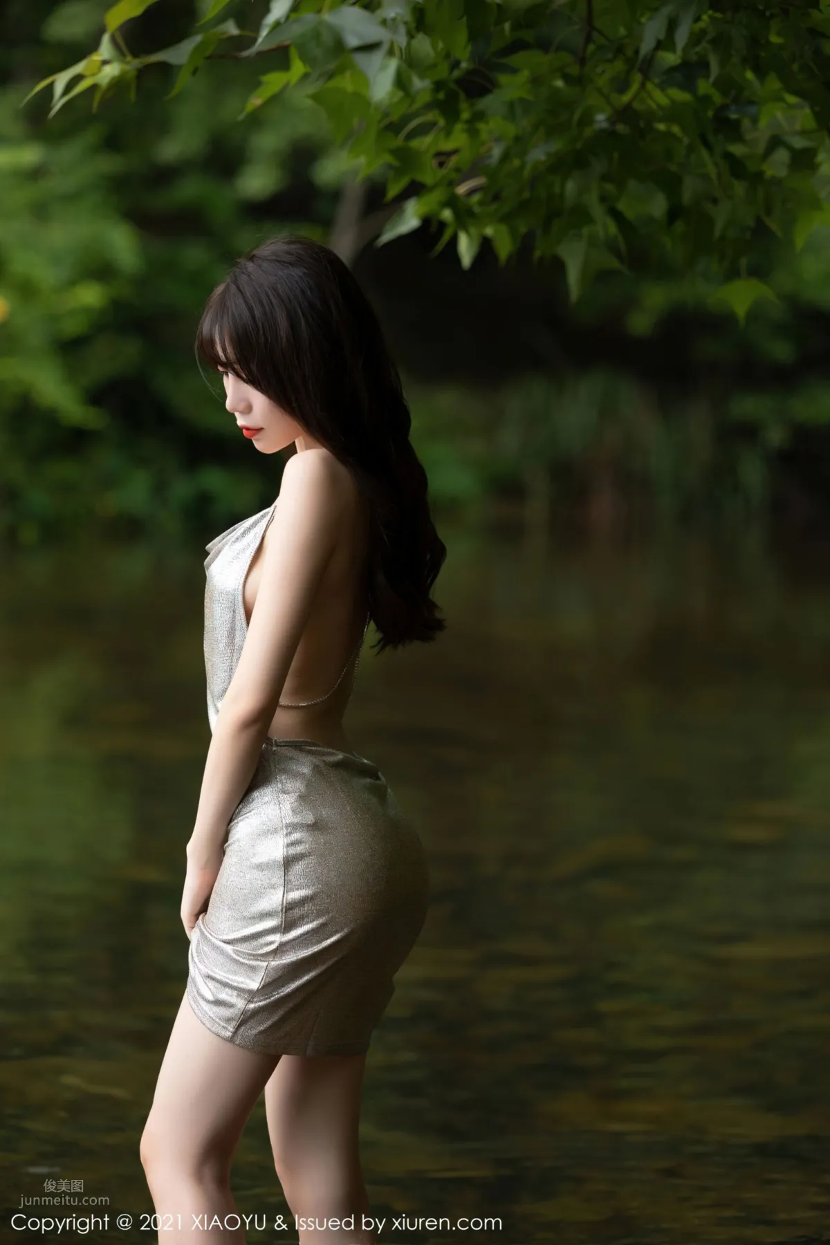 芝芝Booty山水林間 古典典雅浪漫旗袍 14