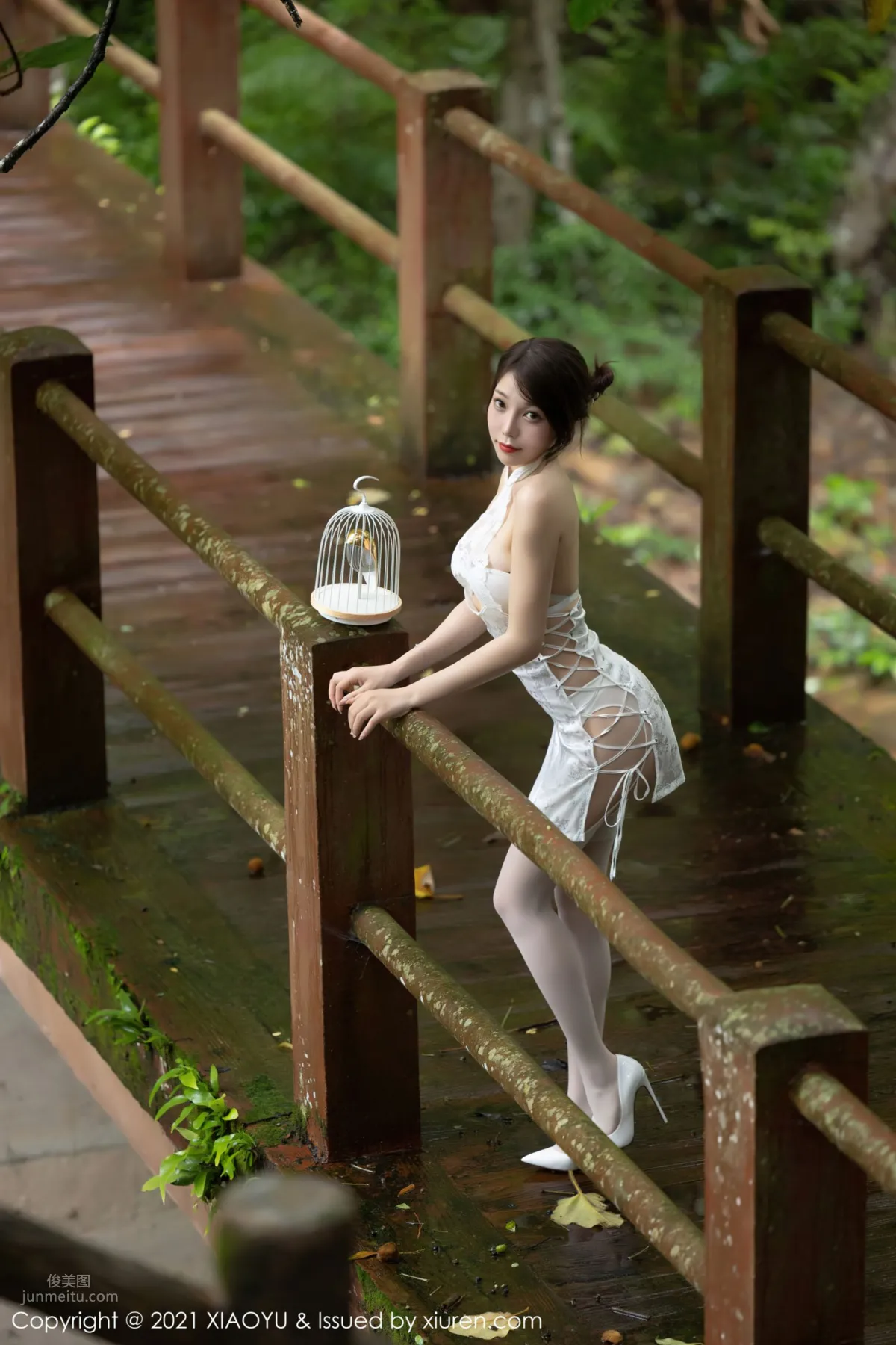 芝芝Booty山水林間 古典典雅浪漫旗袍 27