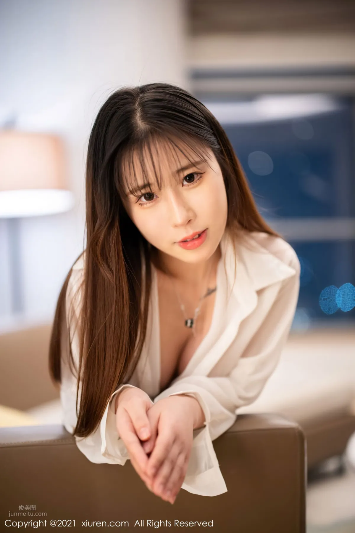 新人模特甜熙Dora 經典的白襯衫系列 25