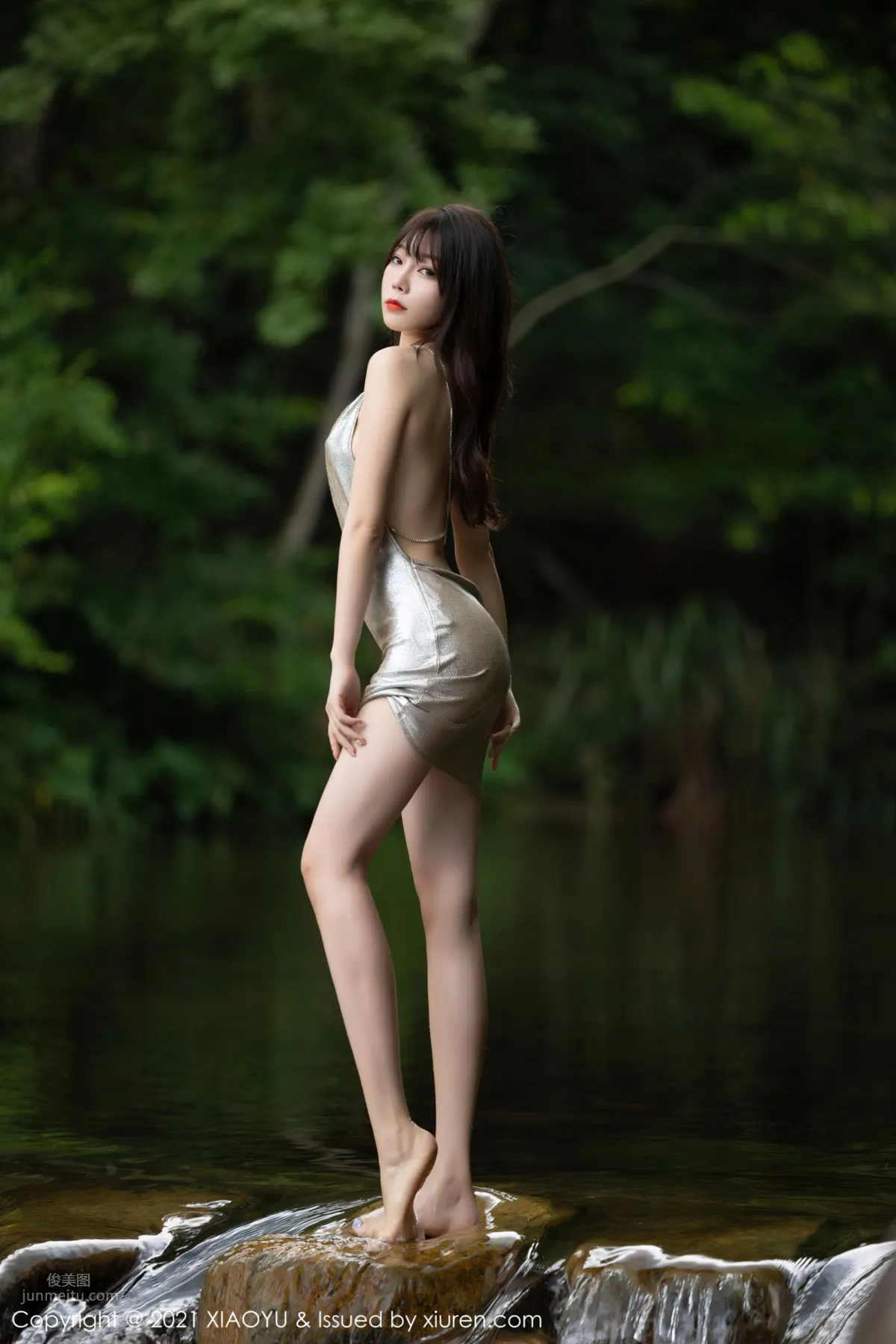 芝芝Booty山水林間 古典典雅浪漫旗袍 12