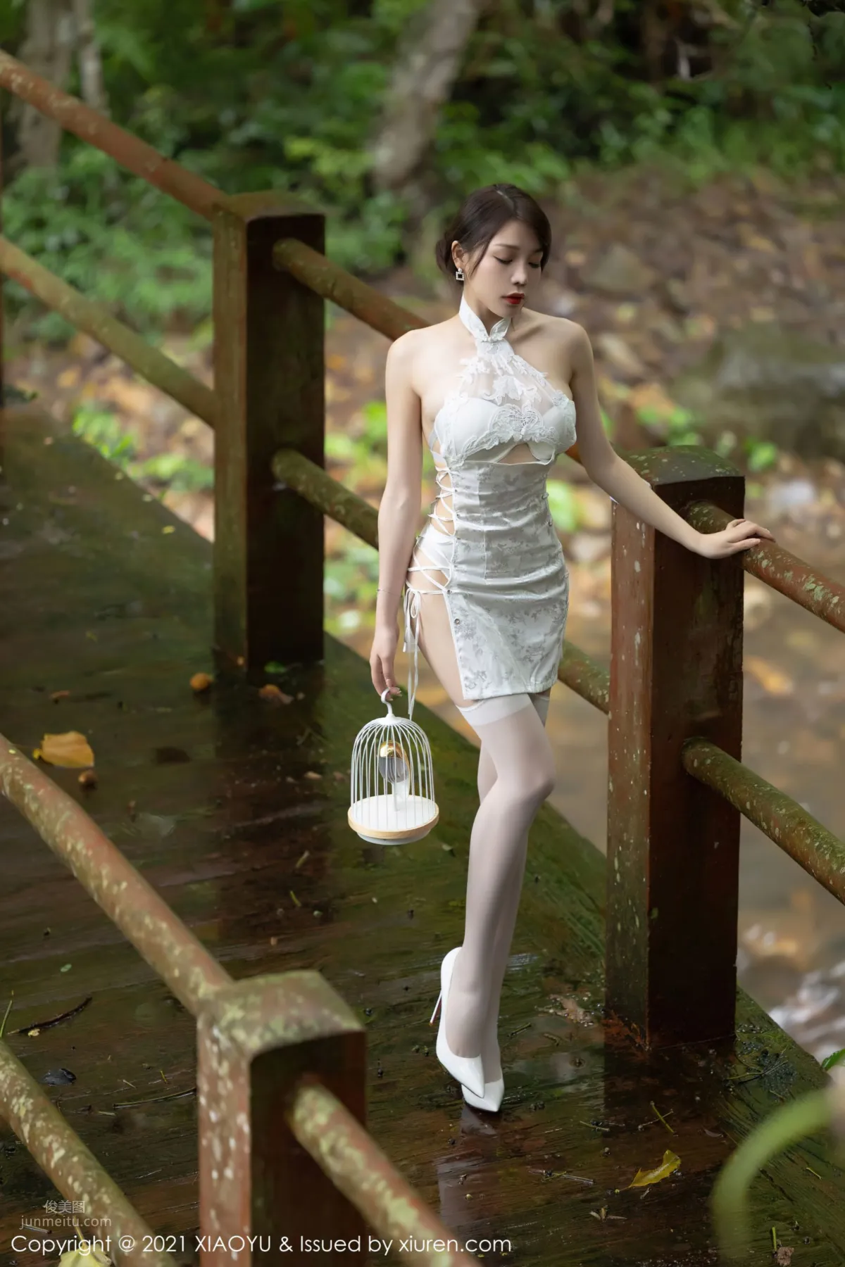 芝芝Booty山水林間 古典典雅浪漫旗袍 25