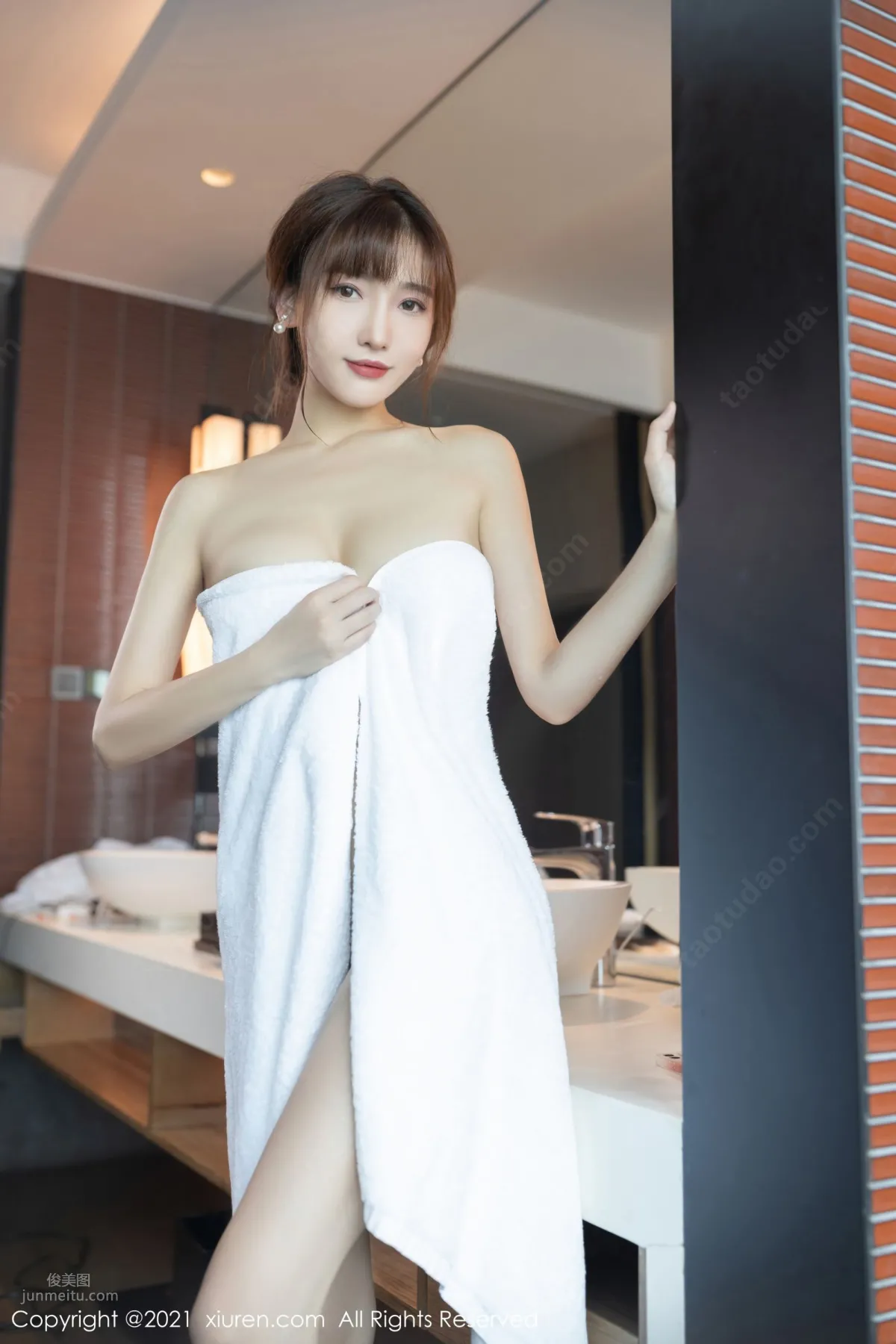 宅男女神陸萱萱 浴室主題濕身系列 45