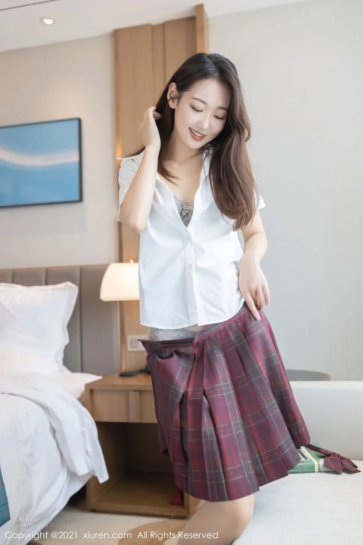 清純女神唐安琪 JK制服清純動人 24