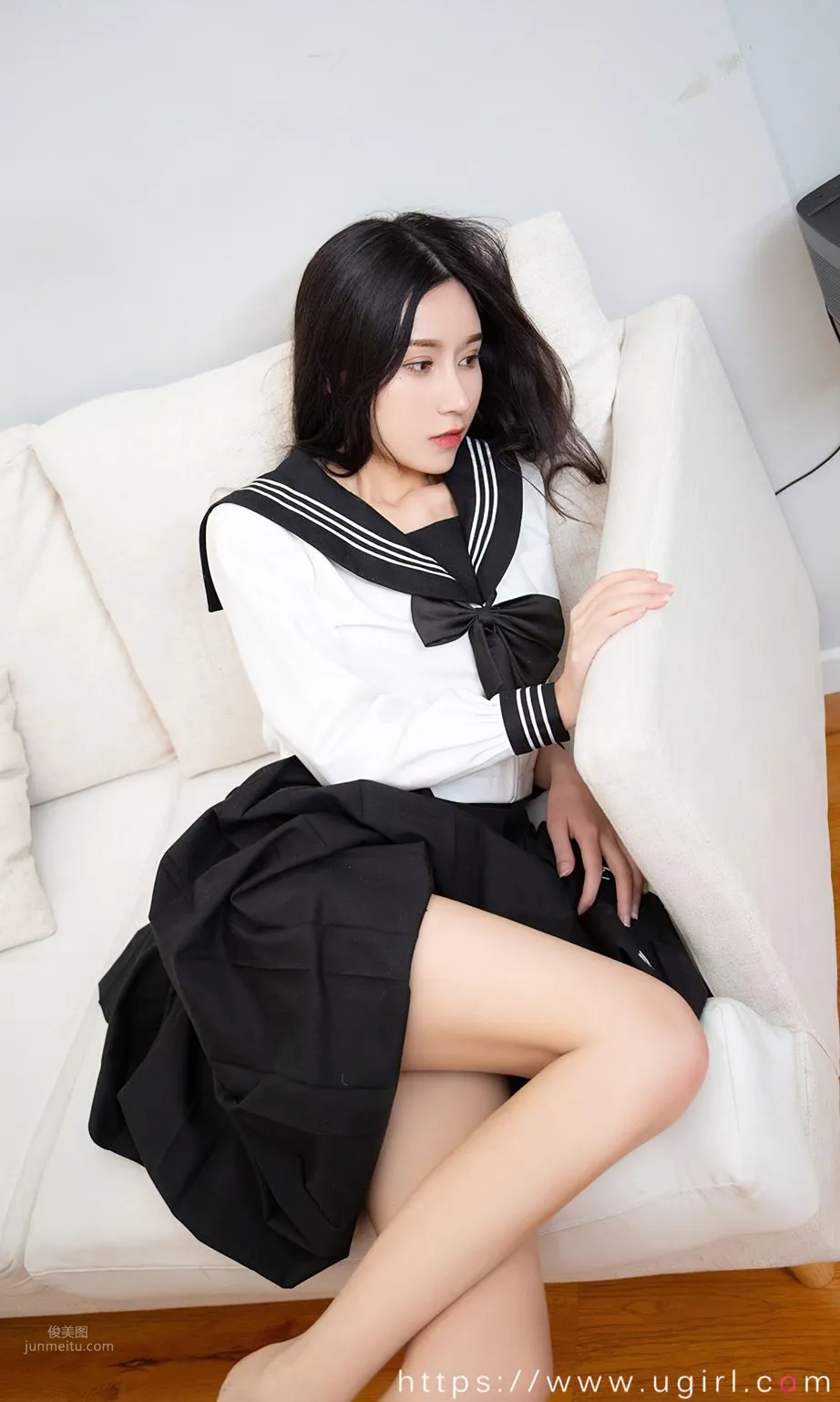 茯苓的全能制服 白底黑领日系满满_6