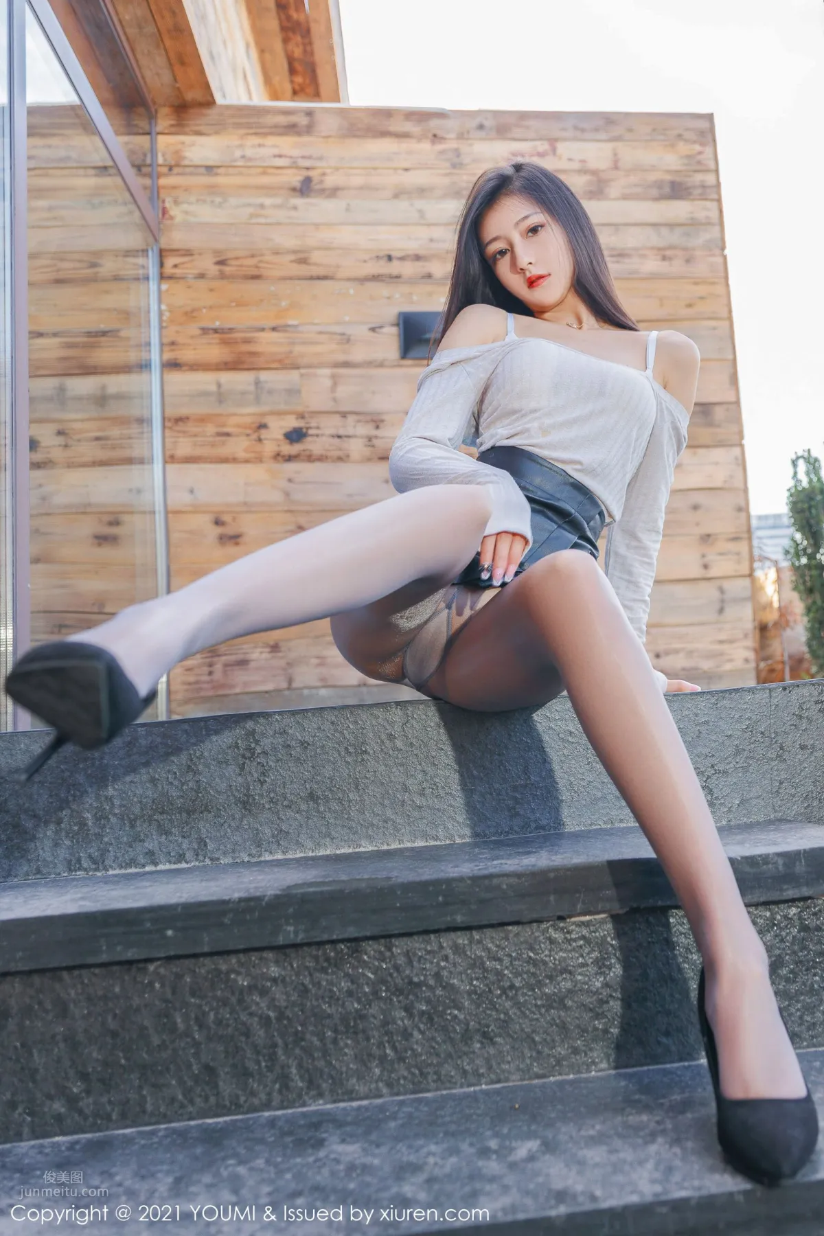 新人妹子熊小諾 小皮裙楚楚動人 30