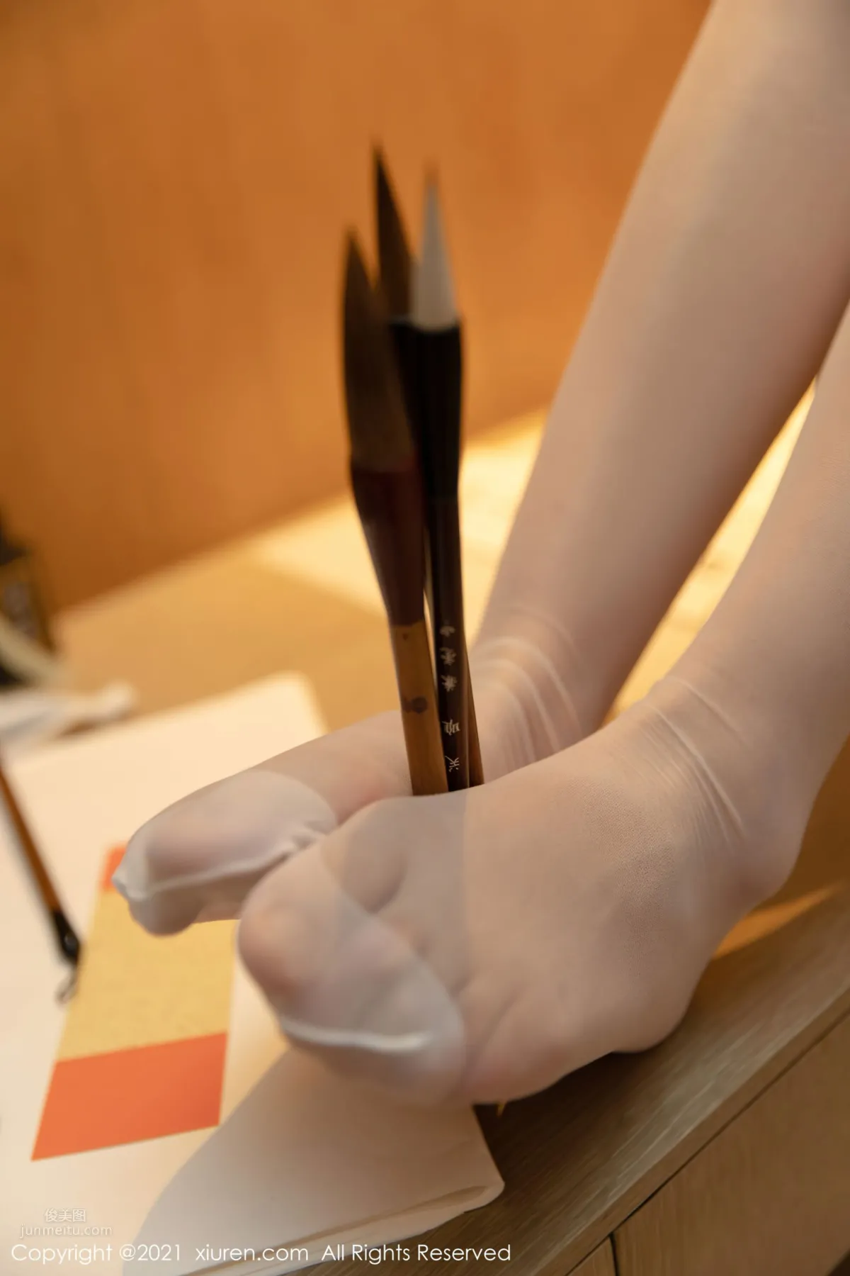 旗袍美人熊小諾 古典浪漫融入書法 44