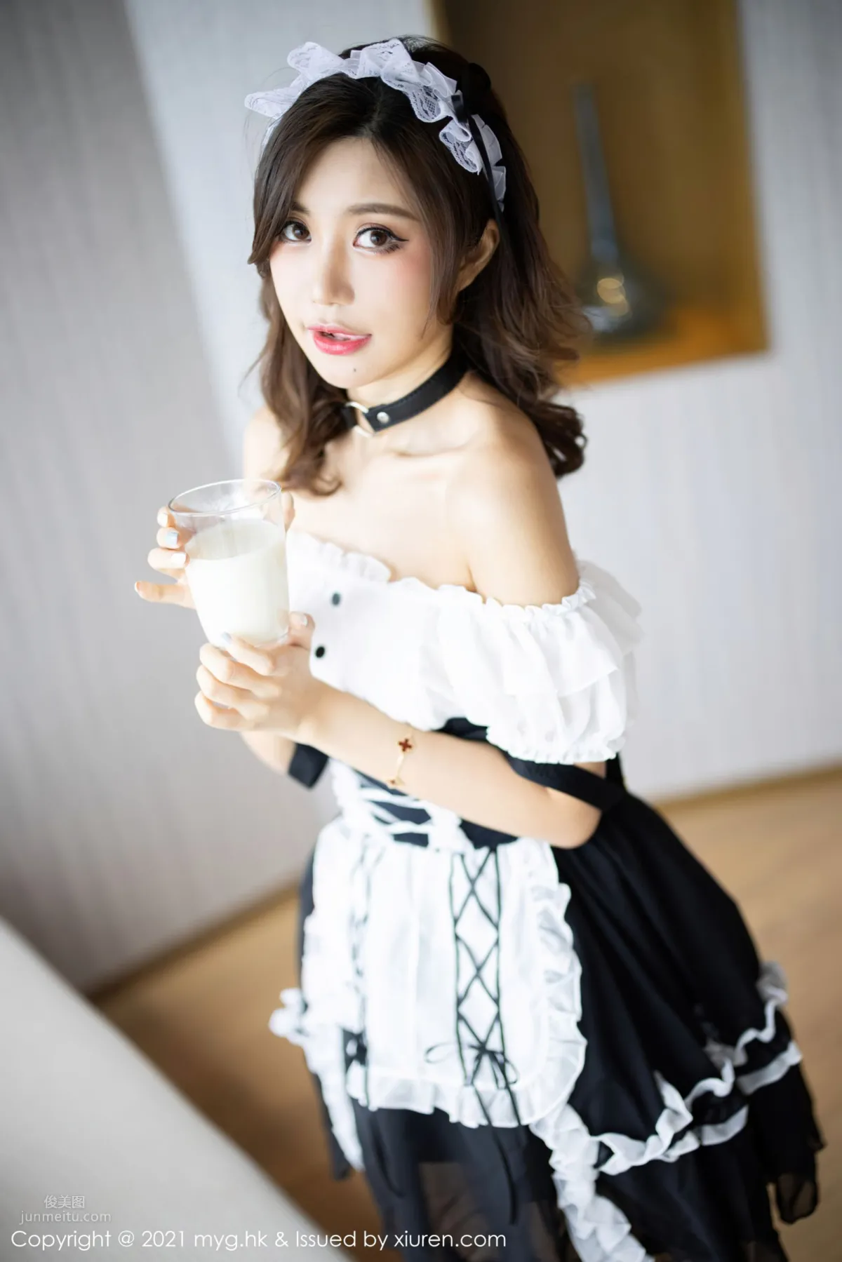 宅男女神绮裡嘉 溫柔貼心的女仆 38