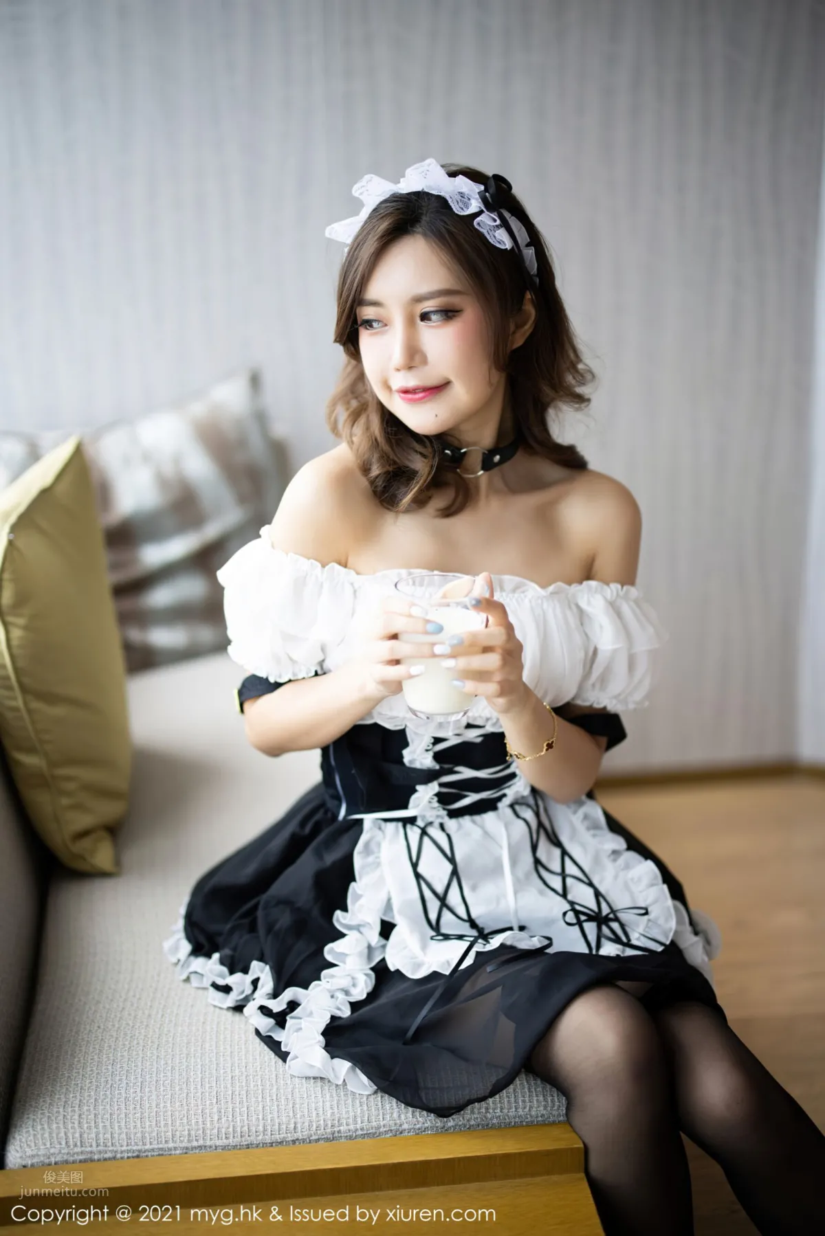 宅男女神绮裡嘉 溫柔貼心的女仆 35