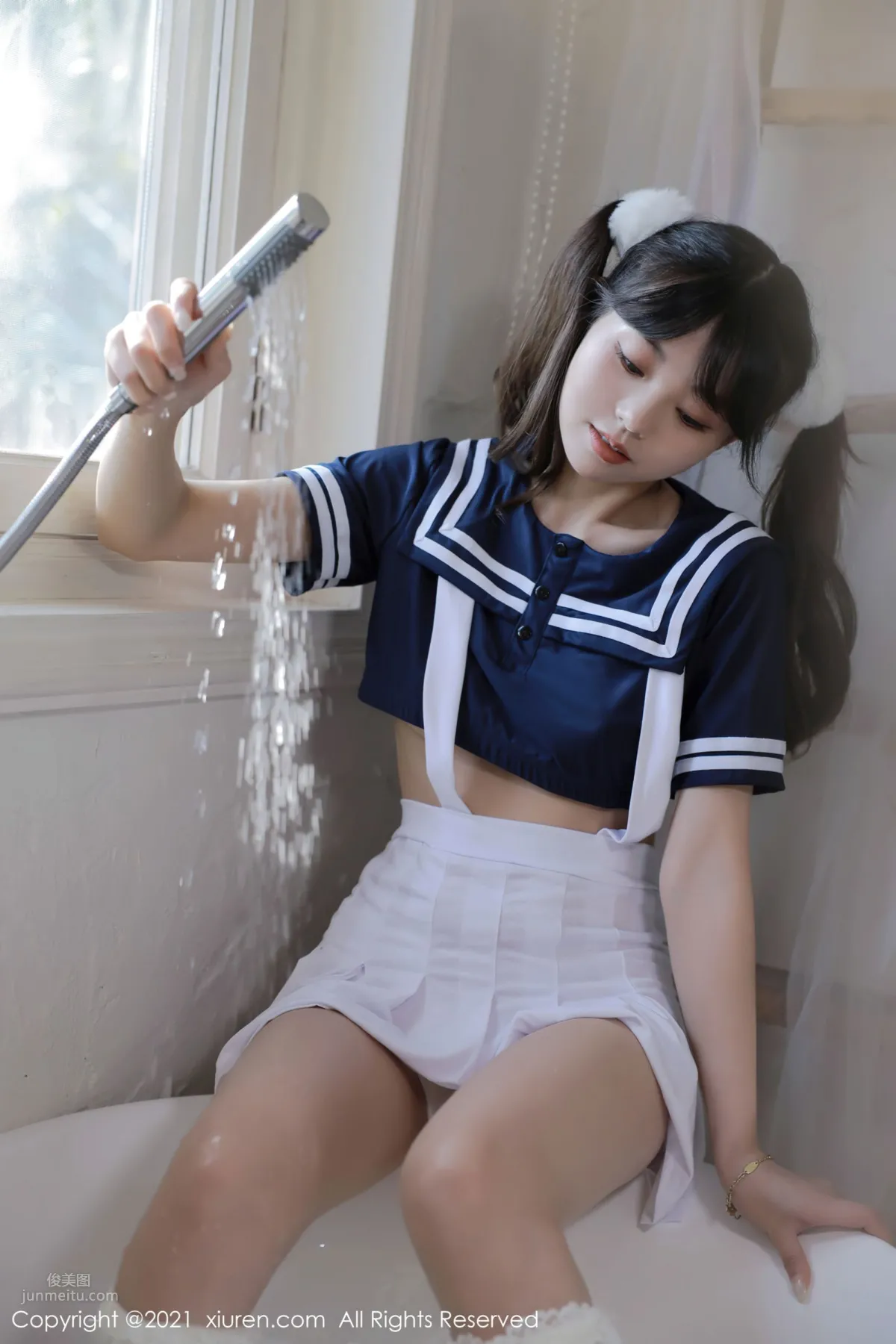 佘贝拉澳门旅拍 清纯动人双马尾_9