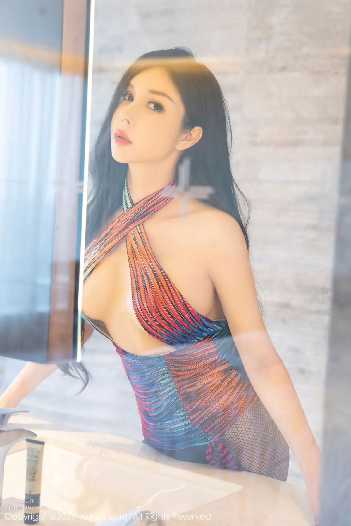 禦姐模特田冰冰 絢麗多姿色彩禮服 15