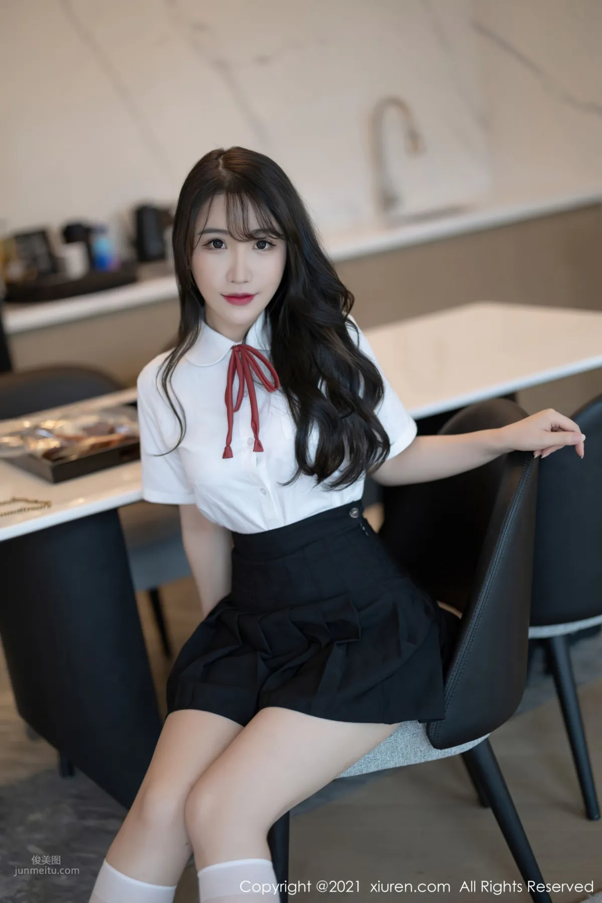 绯月櫻深圳旅拍 清純的JK制服 4