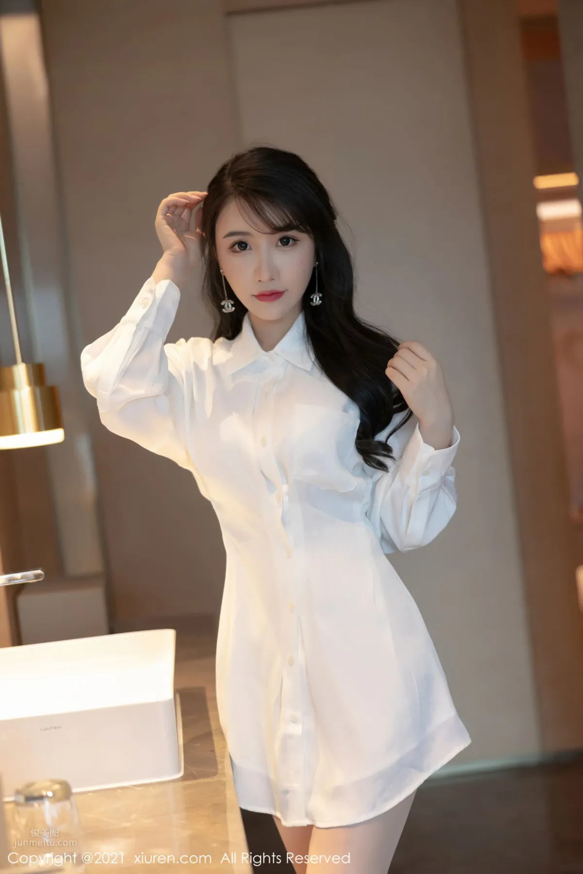 绯月櫻深圳旅拍 潔白秀美的服飾 3