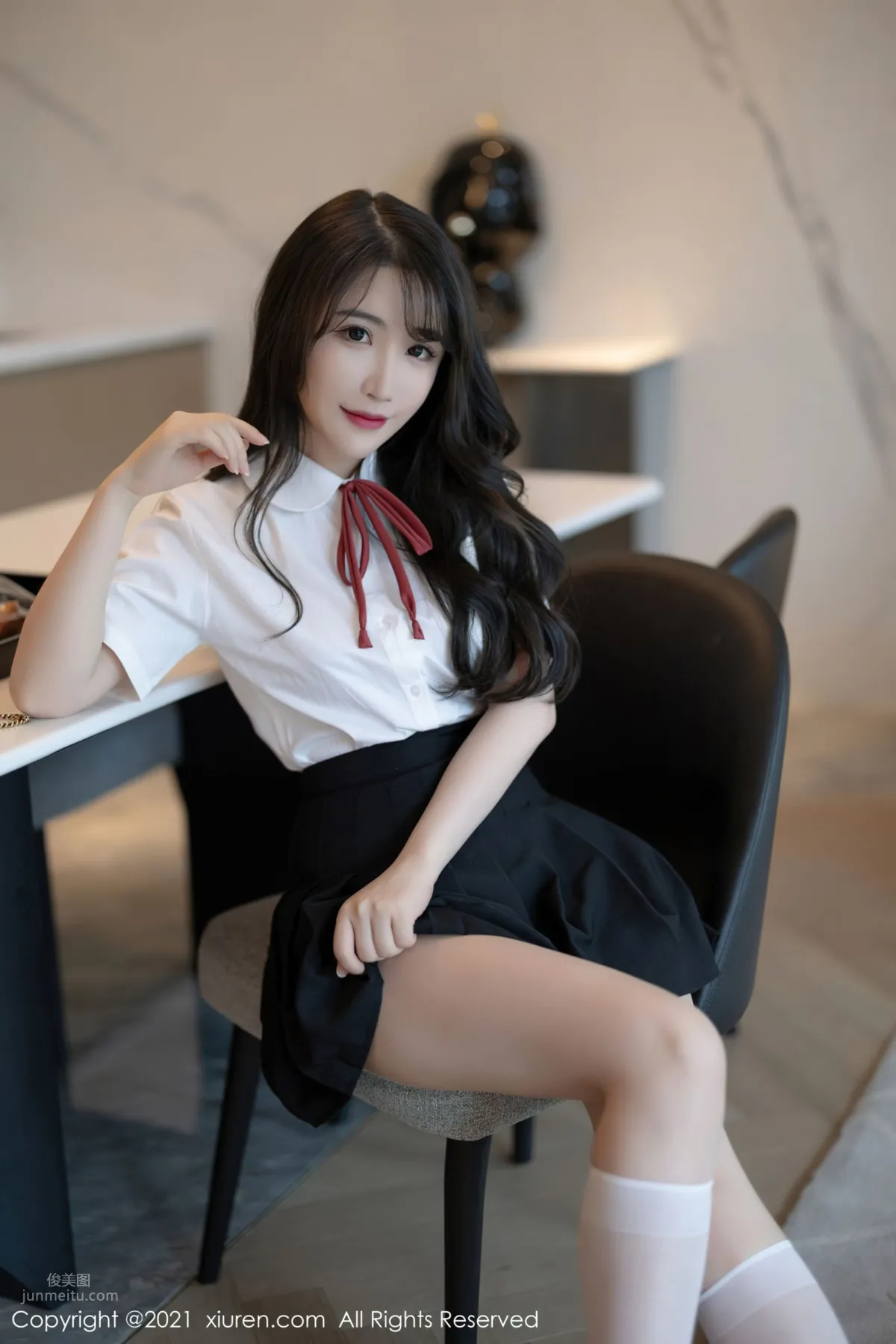 绯月櫻深圳旅拍 清純的JK制服 7