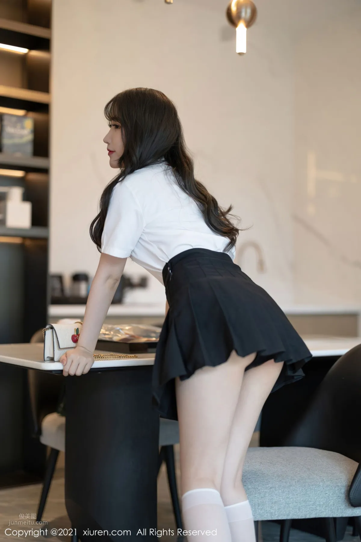 绯月櫻深圳旅拍 清純的JK制服 8