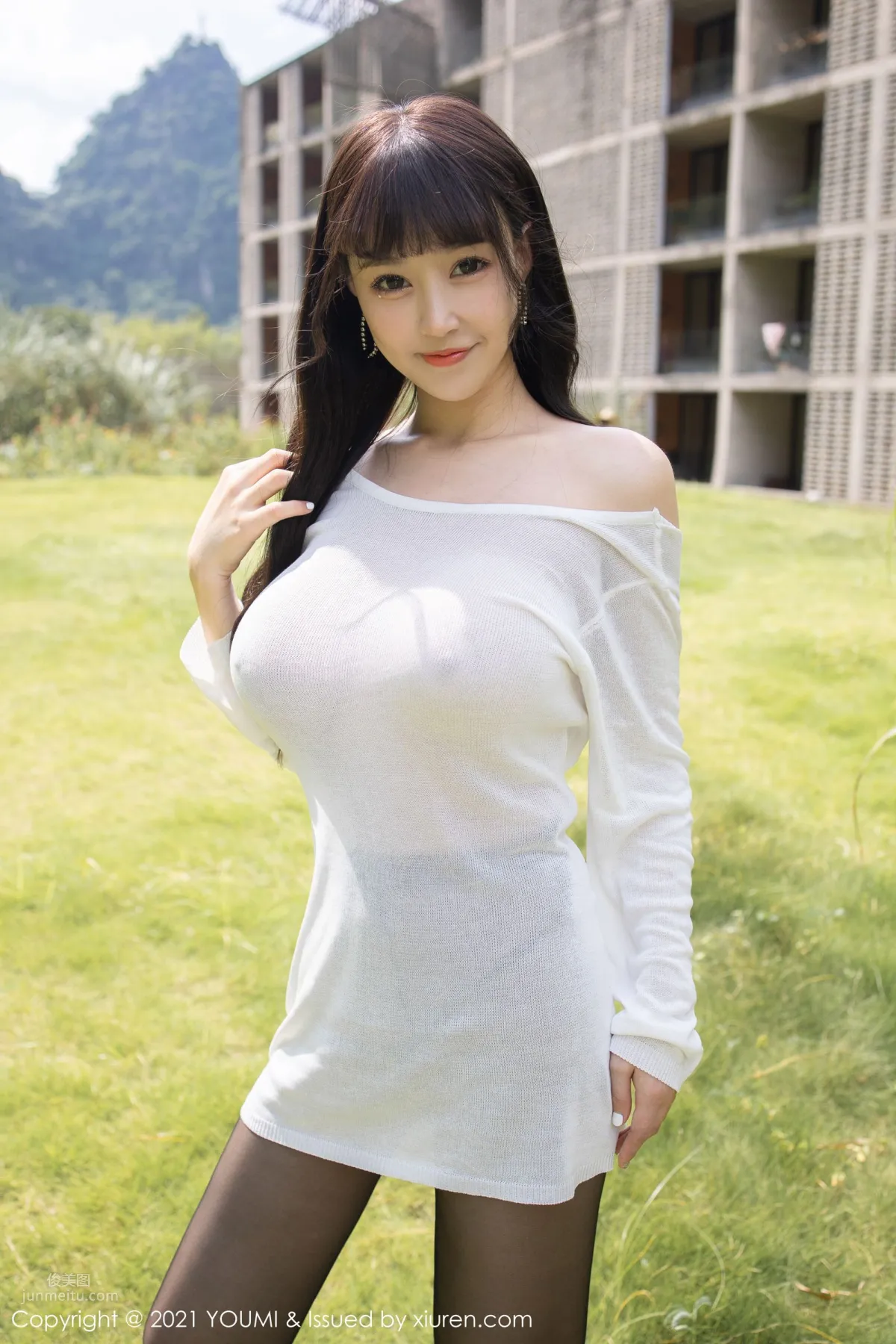 朱可兒桂林旅拍 戶外甘蔗林系列 3