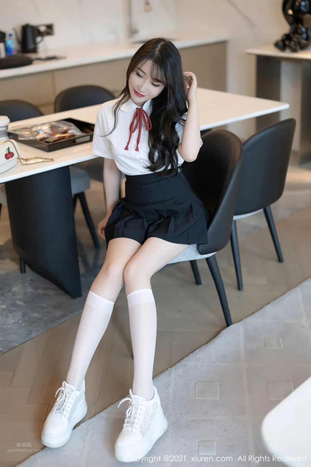绯月櫻深圳旅拍 清純的JK制服 5