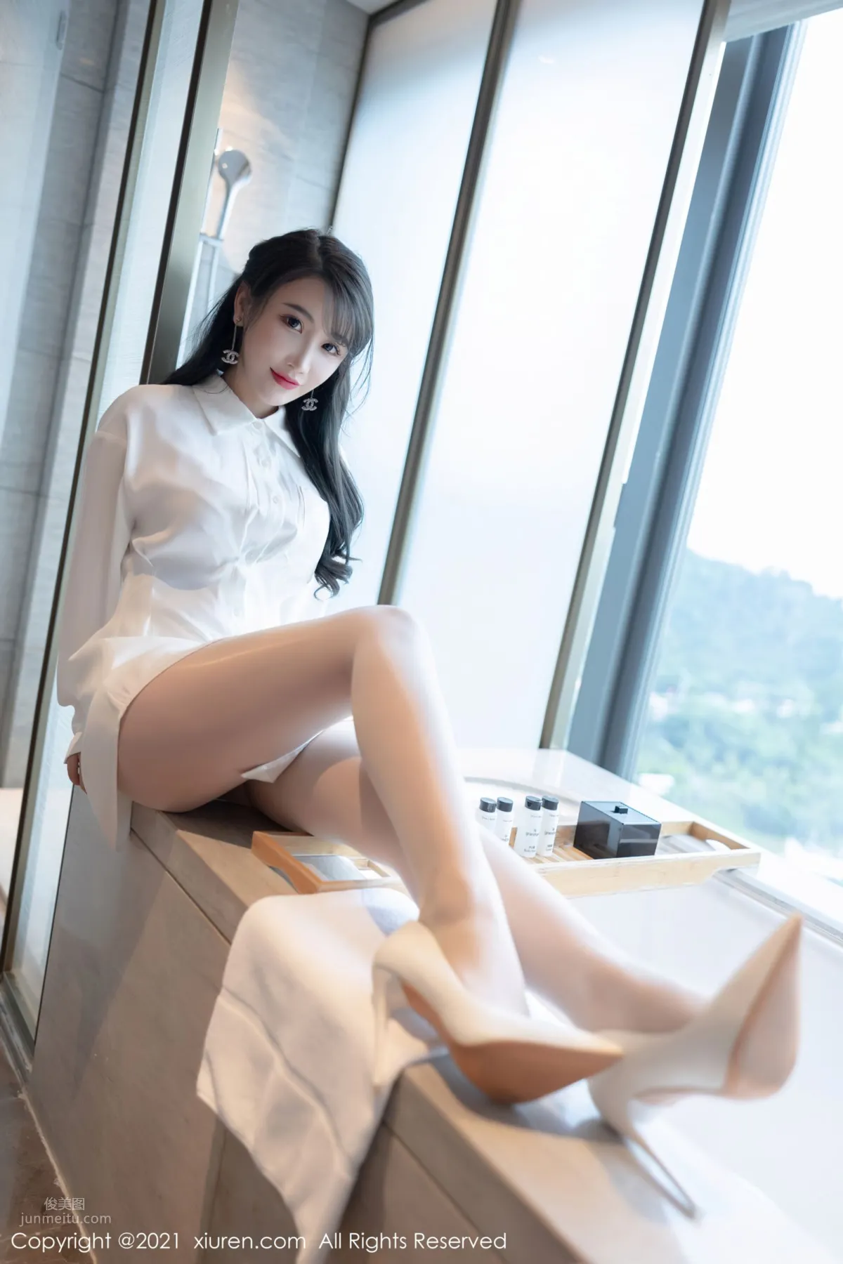 绯月櫻深圳旅拍 潔白秀美的服飾 7