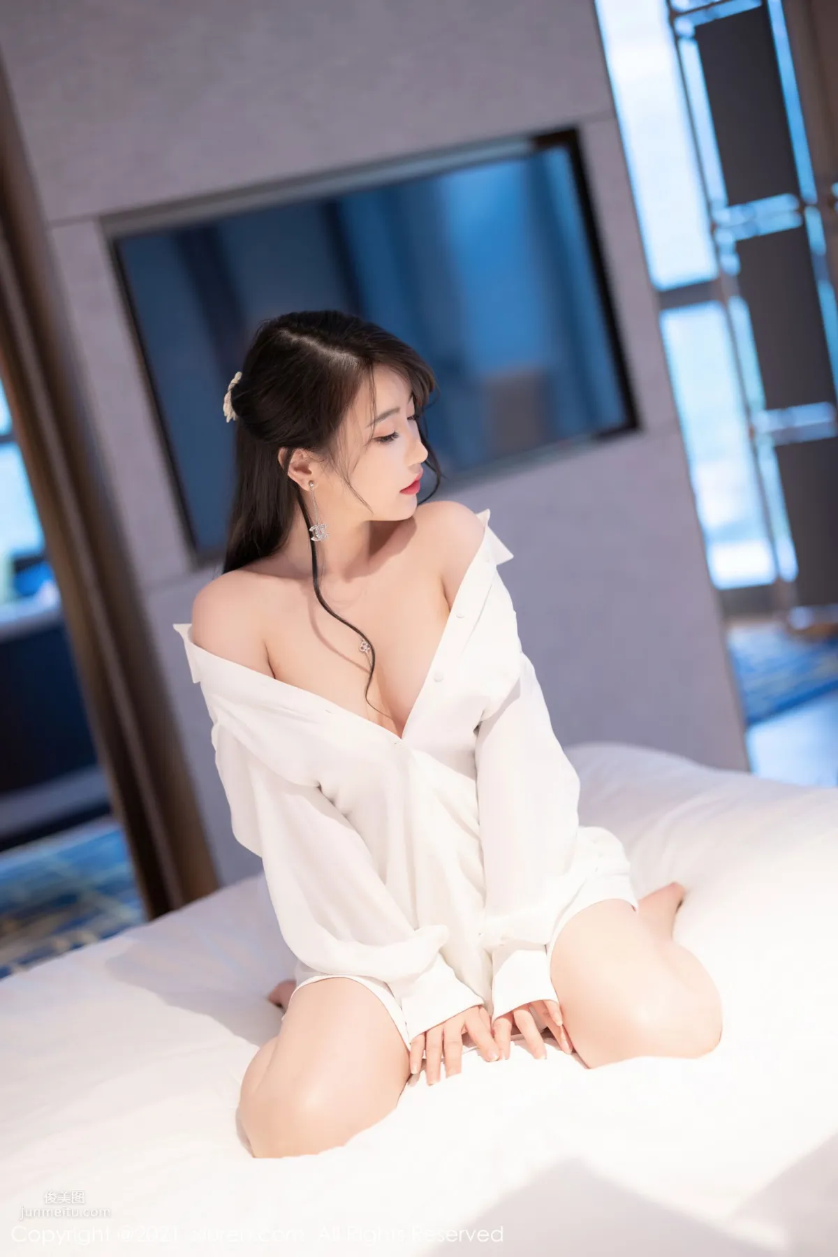绯月櫻深圳旅拍 潔白秀美的服飾 66