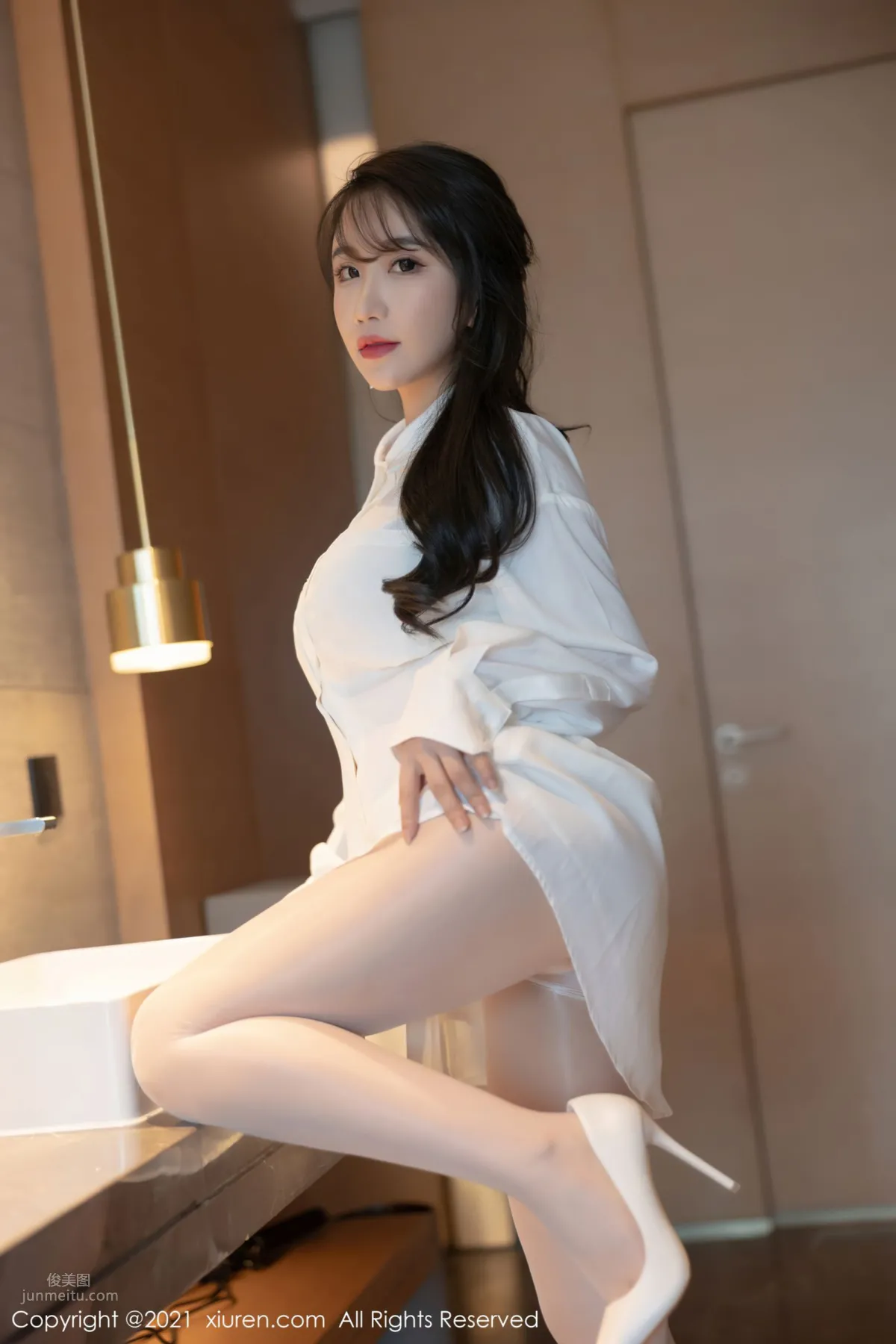 绯月櫻深圳旅拍 潔白秀美的服飾 2