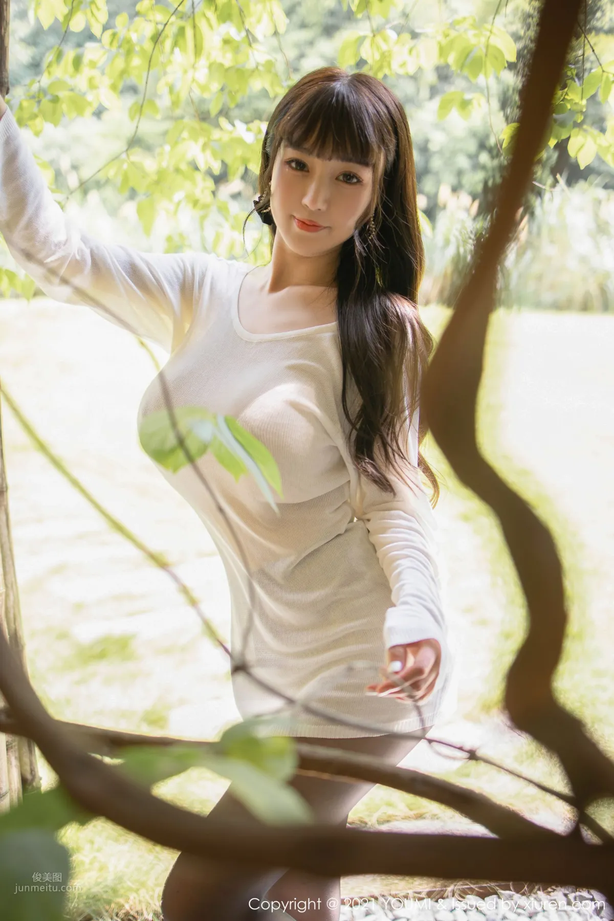 朱可兒桂林旅拍 戶外甘蔗林系列 20