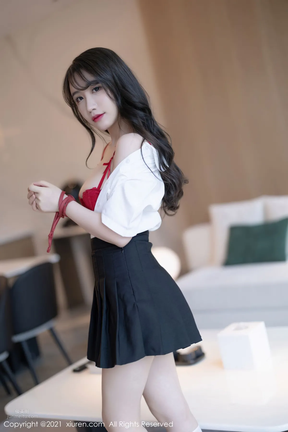 绯月櫻深圳旅拍 清純的JK制服 19