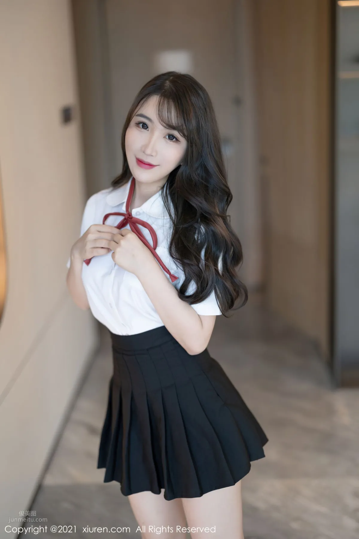 绯月櫻深圳旅拍 清純的JK制服 10