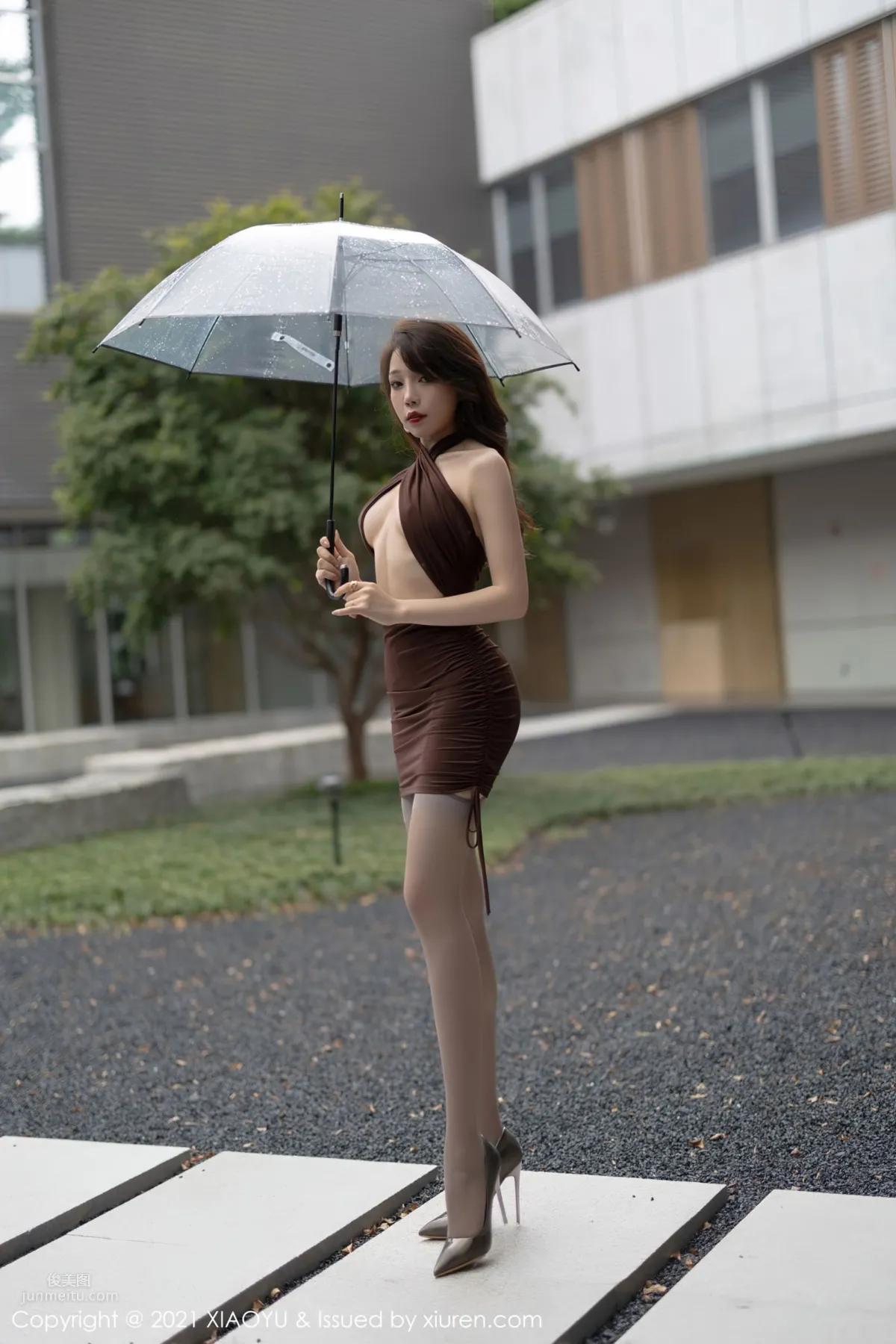 宅男女神芝芝Booty 極緻吊襪相得益彰 2