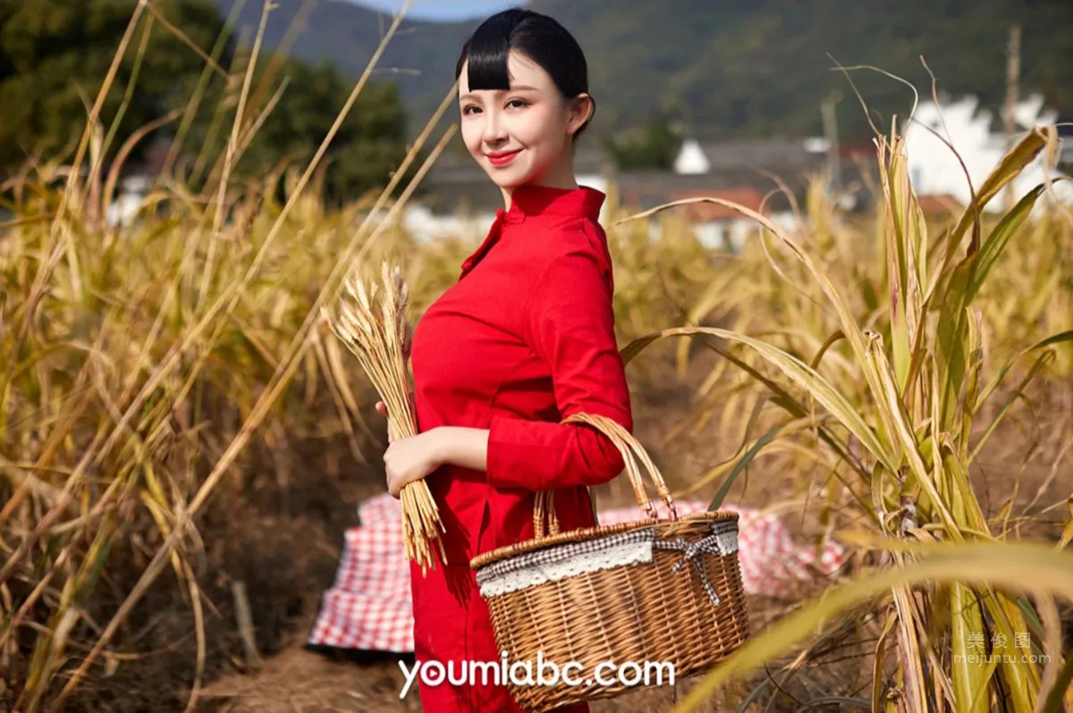 [YouMi尤蜜] 2022.01.01 黃土地，紅肚兜 11