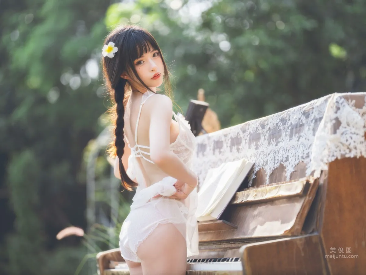 清水由乃 - 田園蕾絲裙 21