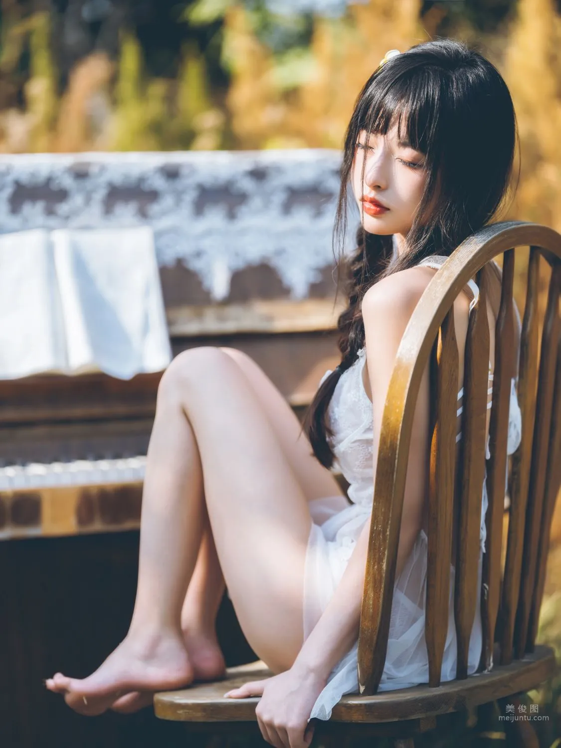 清水由乃 - 田園蕾絲裙 58