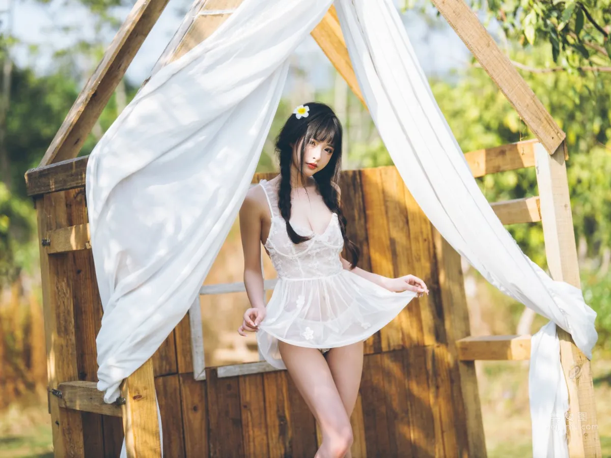 清水由乃 - 田園蕾絲裙 54